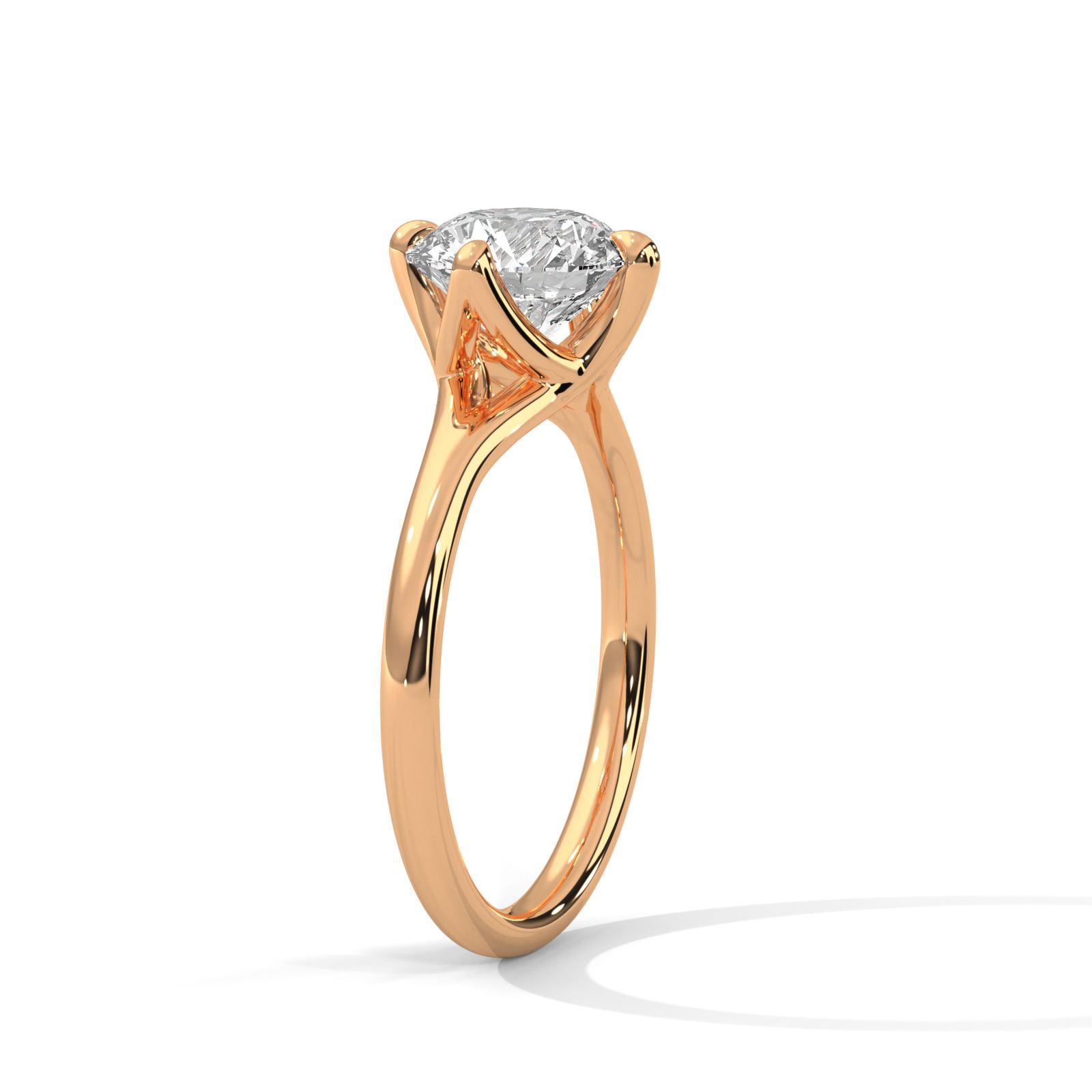 Elegant Round Solitaire Ring (SSJ-SOL-109) solitaire ring
