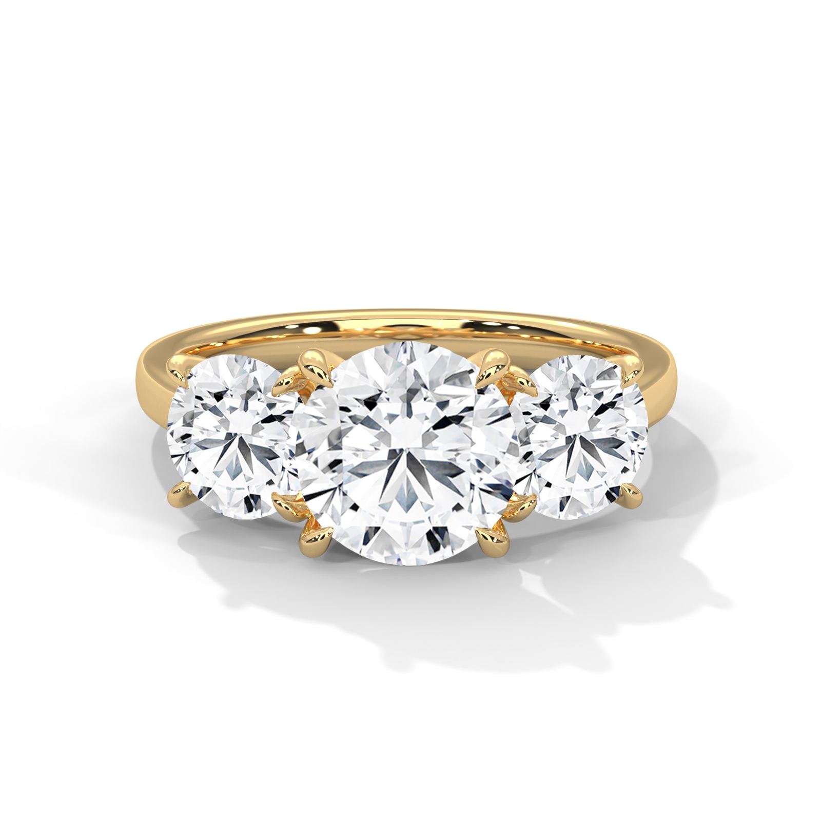 Trinity Round Solitaire Ring (SSJ-SOL-045) solitaire ring