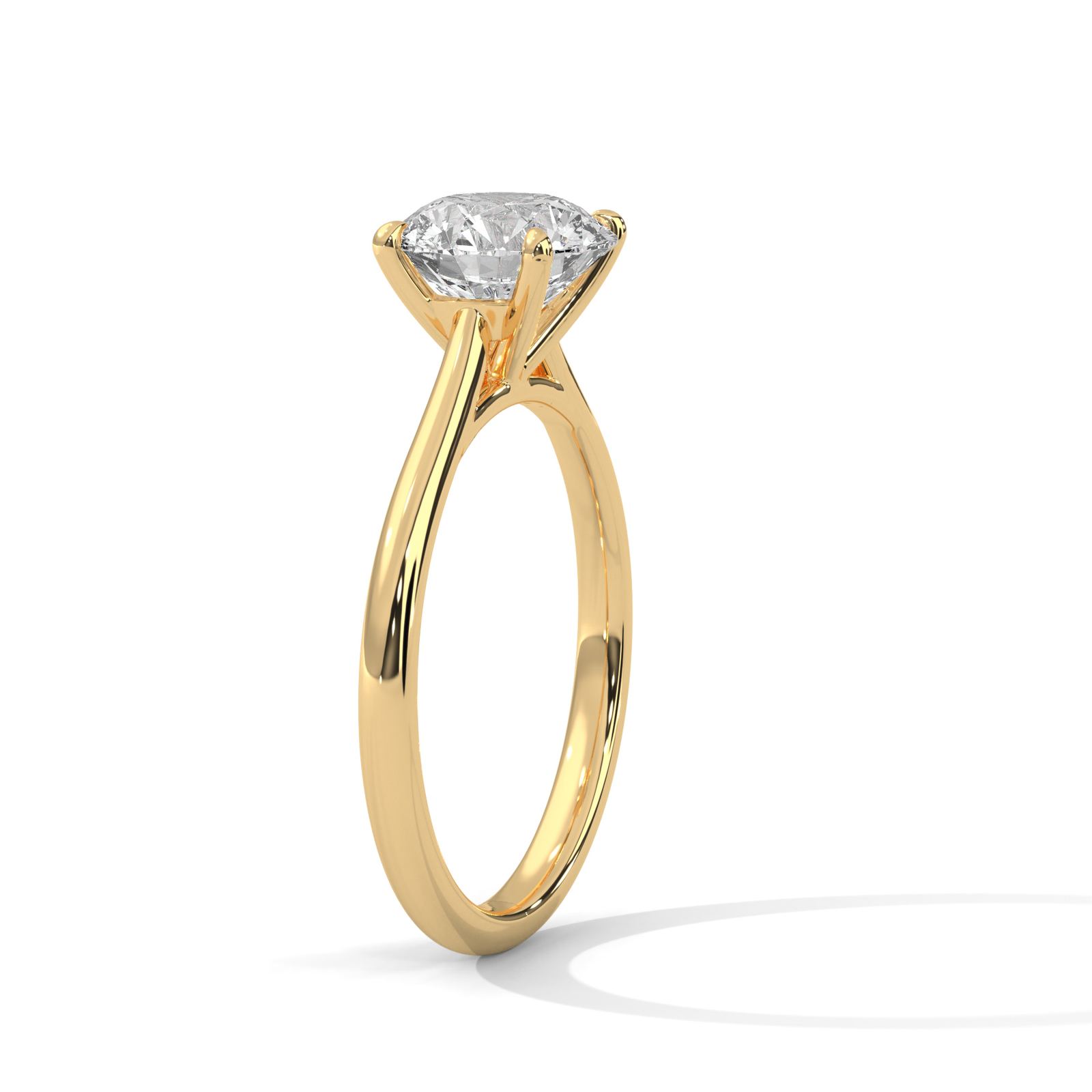 Elegant Round Solitaire Ring (SSJ-SOL-069) solitaire ring