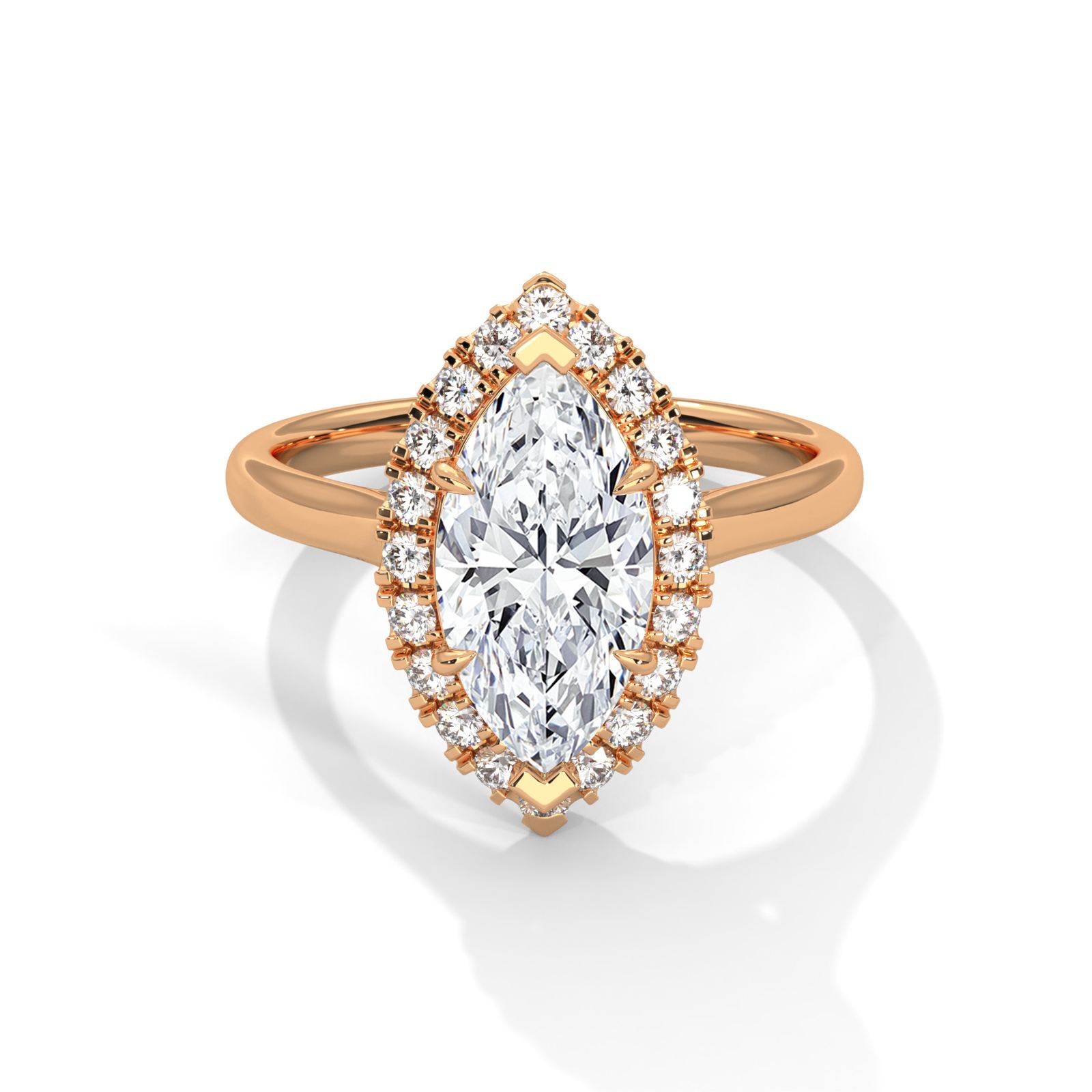 Elegant Marquise Solitaire Ring (SSJ-SOL-087) solitaire ring