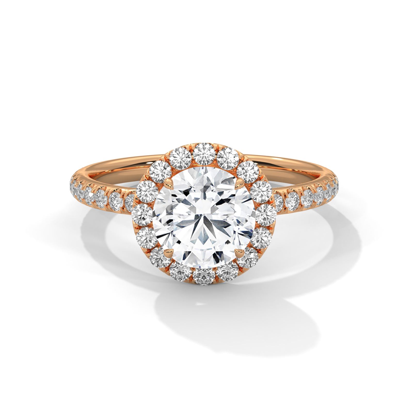 Radiant Round Solitaire Ring (SSJ-SOL-071) solitaire ring