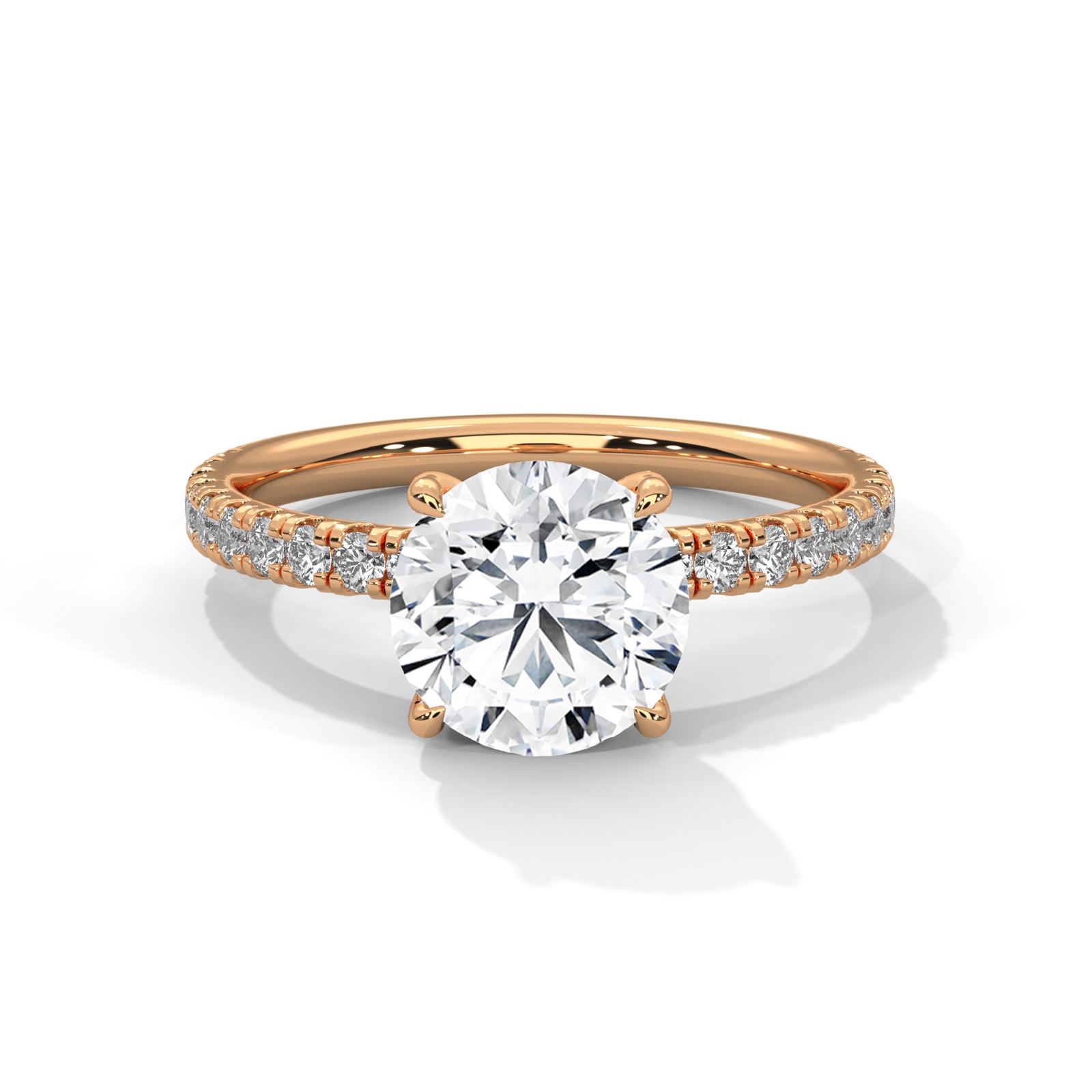 Elegant Round Solitaire Ring (SSJ-SOL-039) solitaire ring