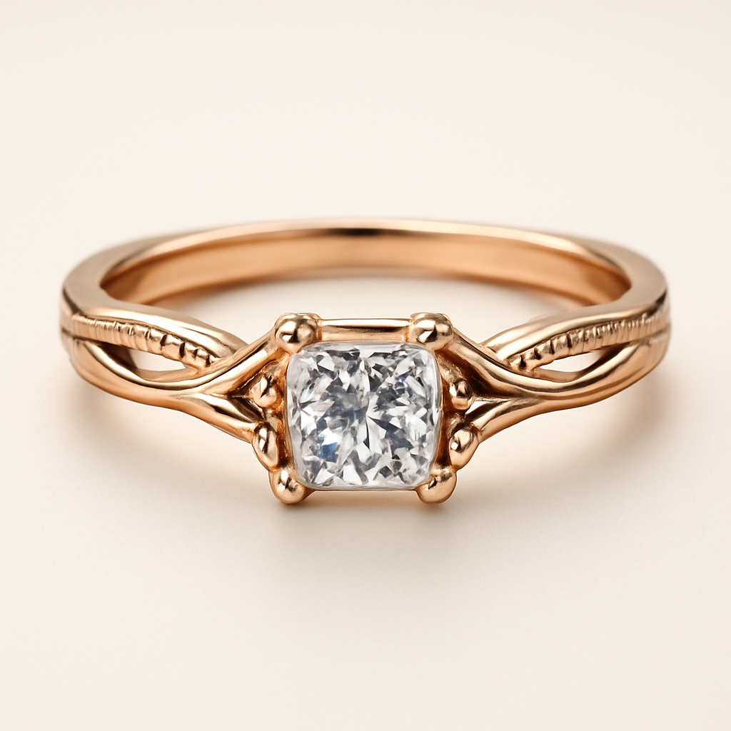 Royal Halo Ring 2 solitaire ring
