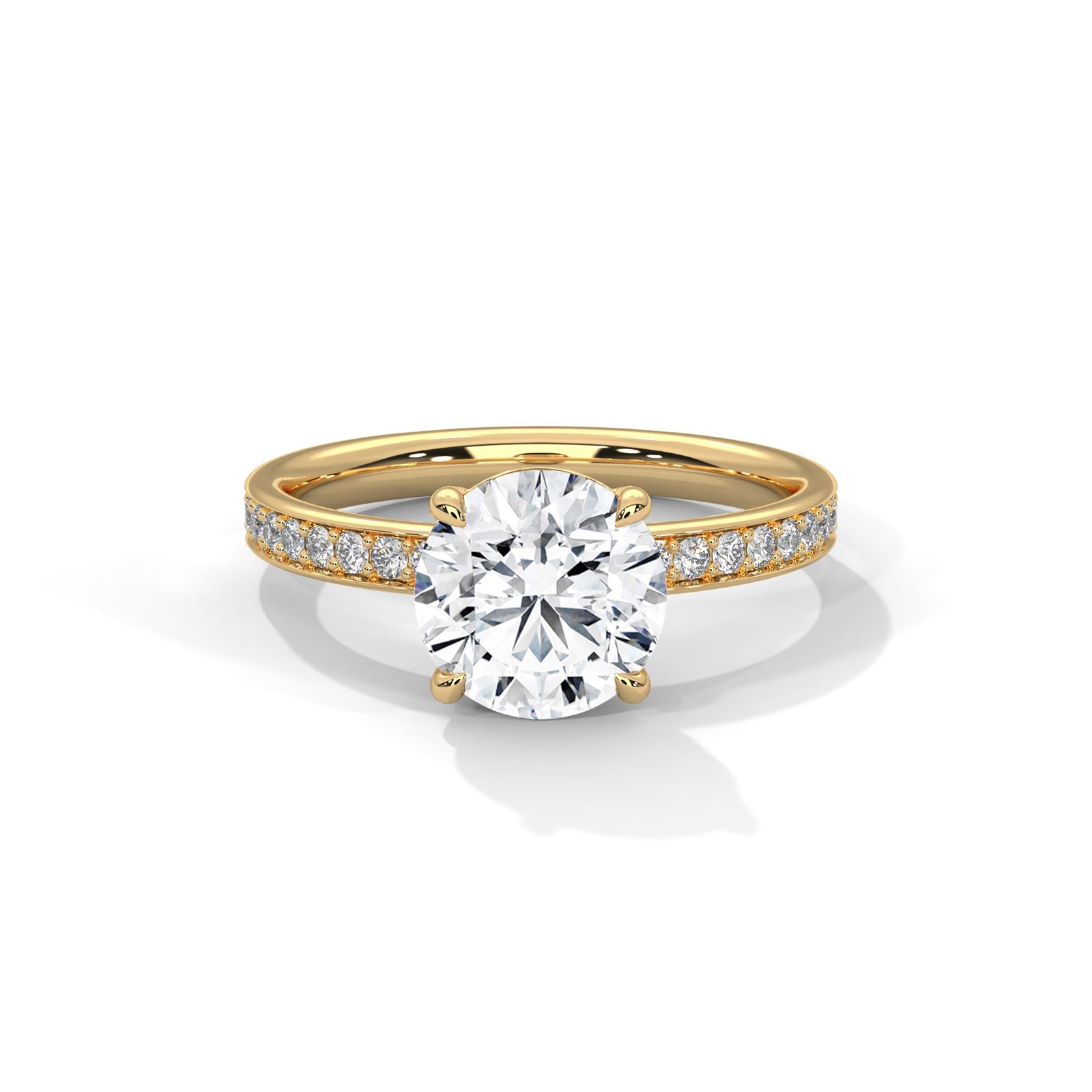 Classic Round Solitaire Ring (SSJ-SOL-041) solitaire ring