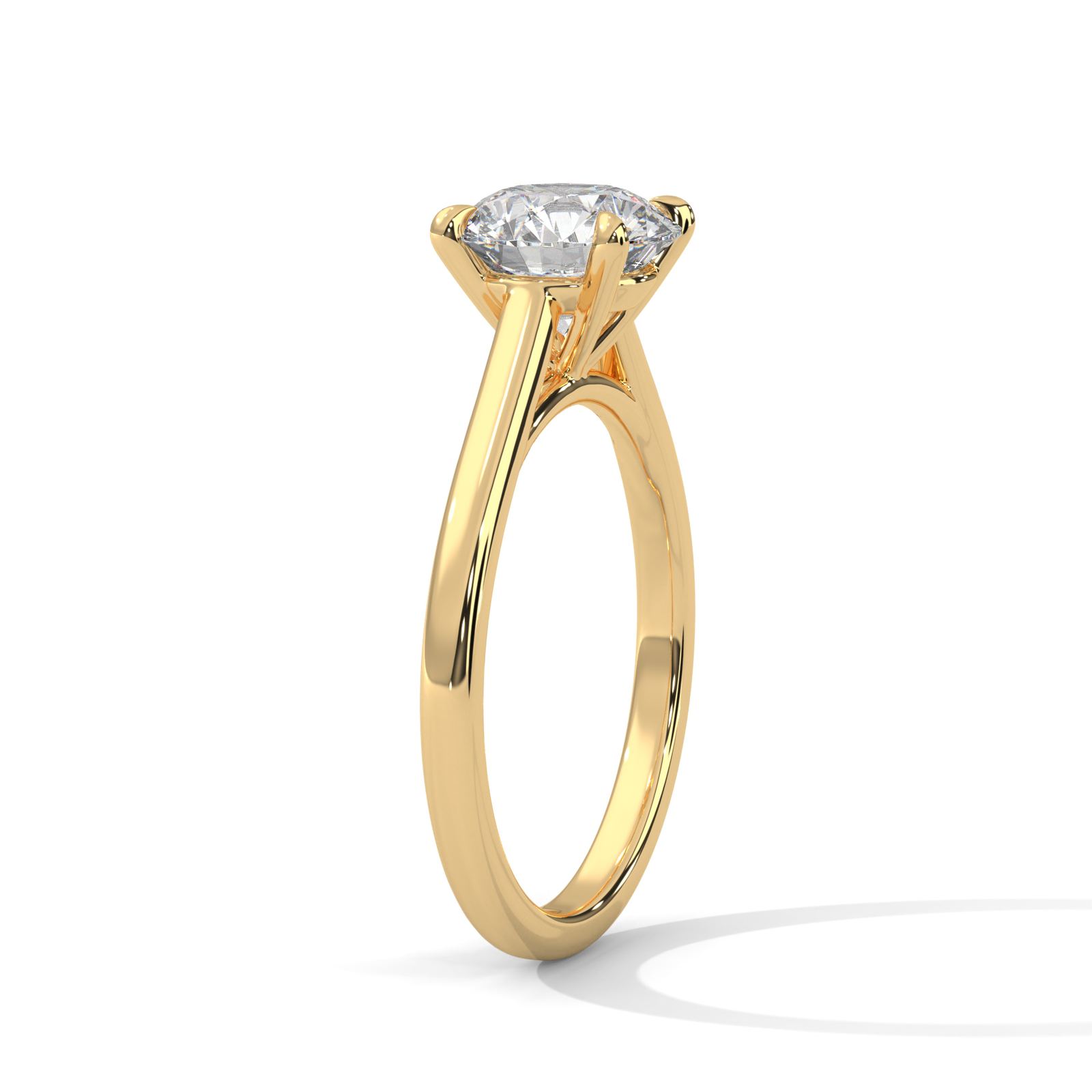 Elegant Round Solitaire Ring (SSJ-SOL-110) solitaire ring