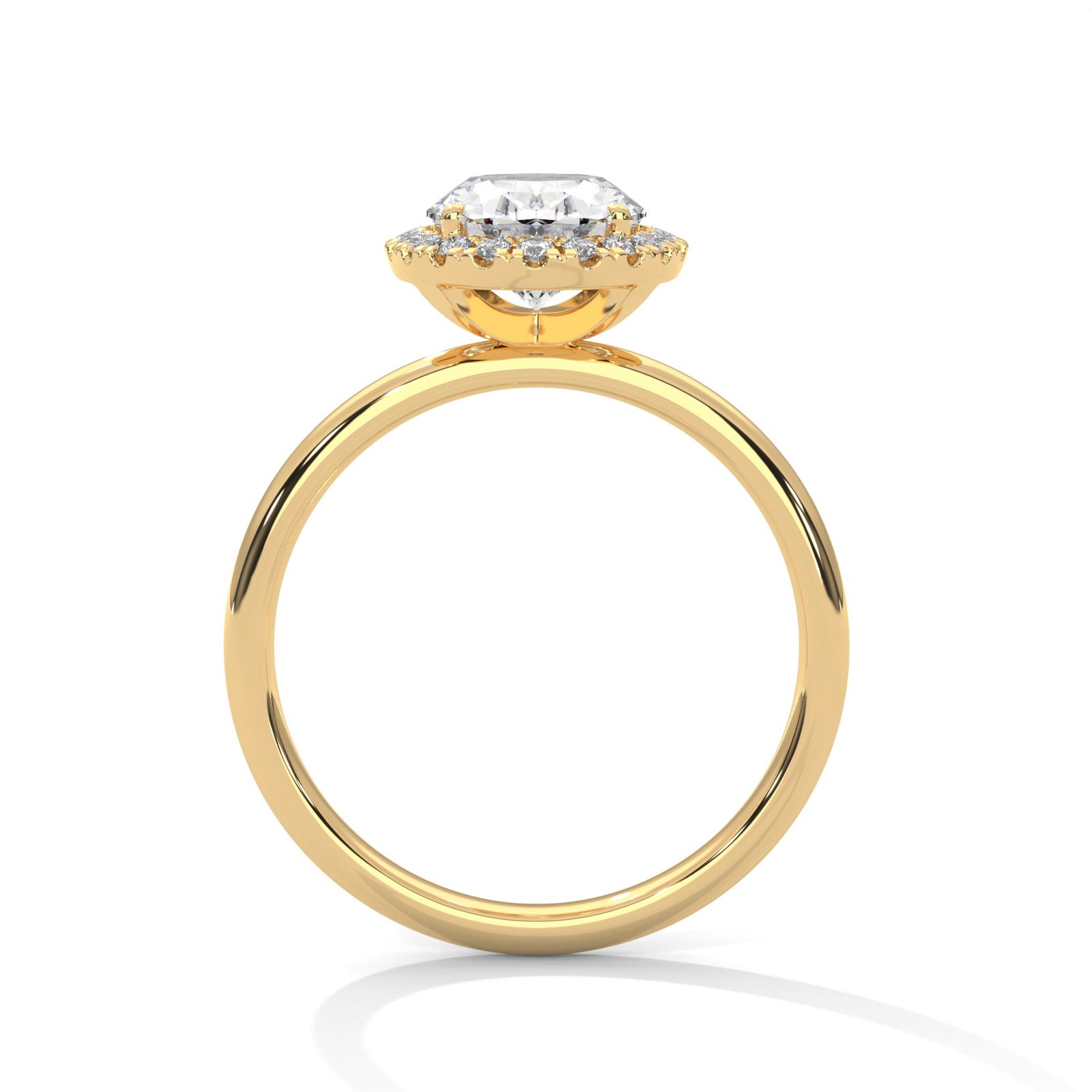Elegant Oval Solitaire Ring (SSJ-SOL-074) solitaire ring