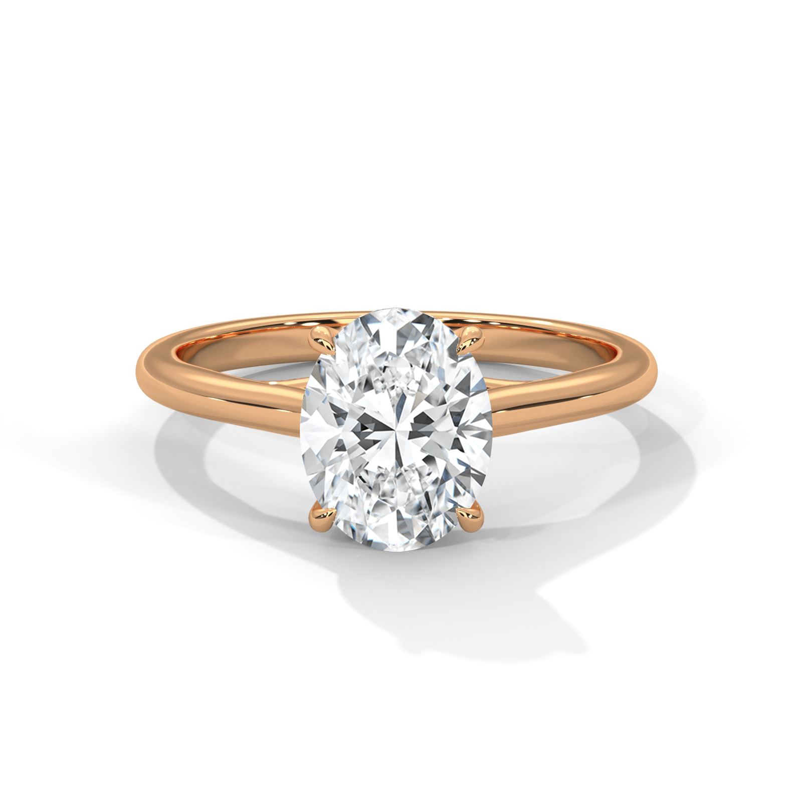 Solitaire Round Ring (SSJ-SOL-061) solitaire ring