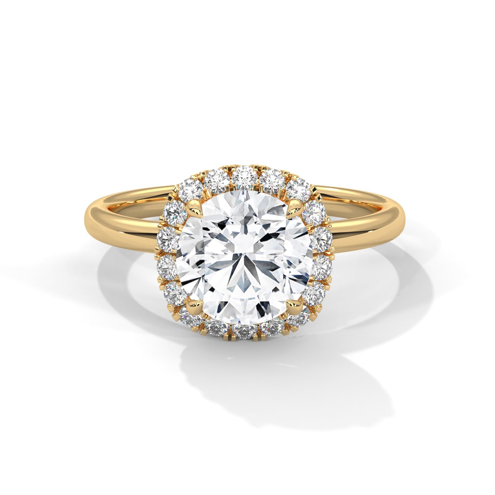 Elegance Round Solitaire Ring (SSJ-SOL-088) solitaire ring