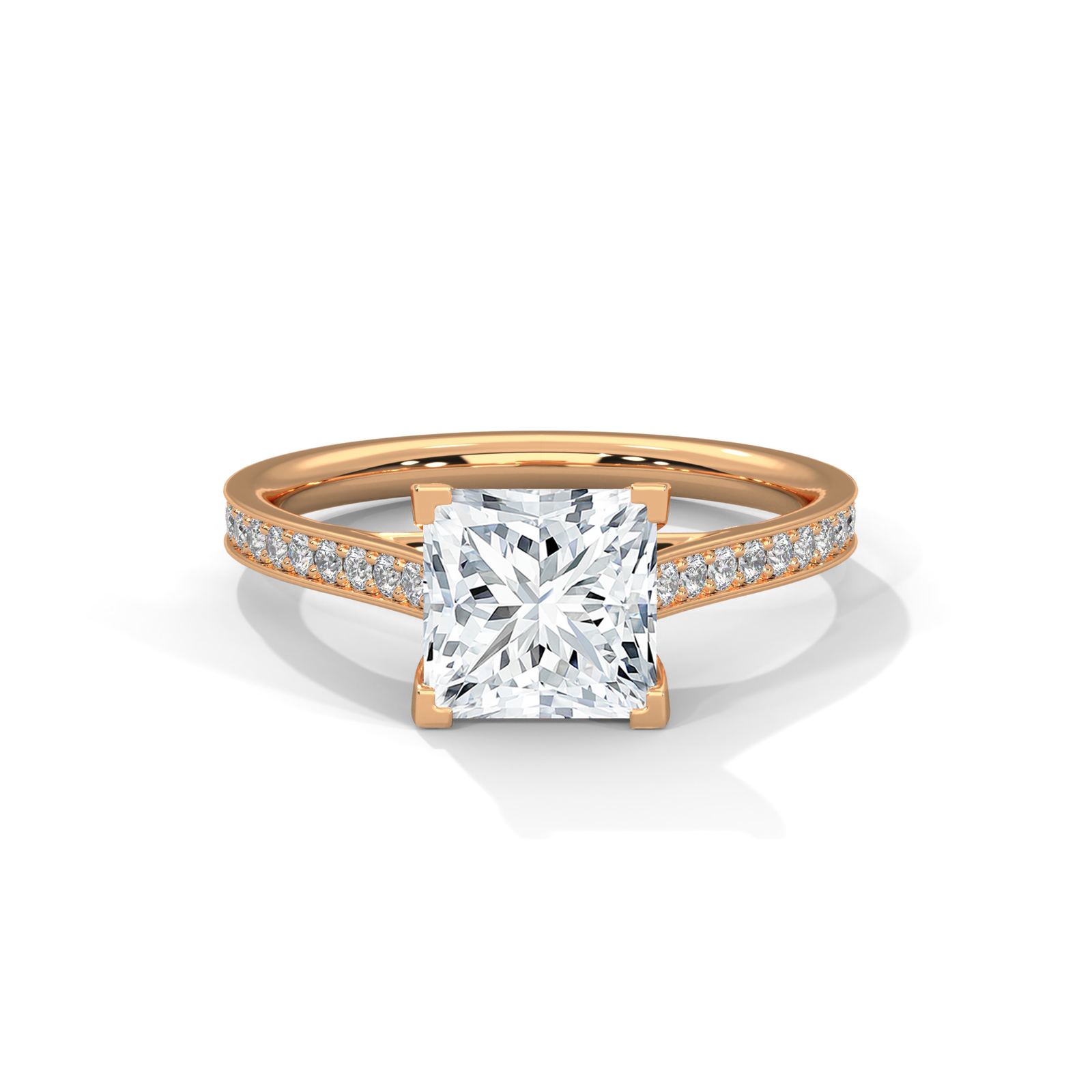 Elegant Princess Solitaire Ring (SSJ-SOL-104) solitaire ring