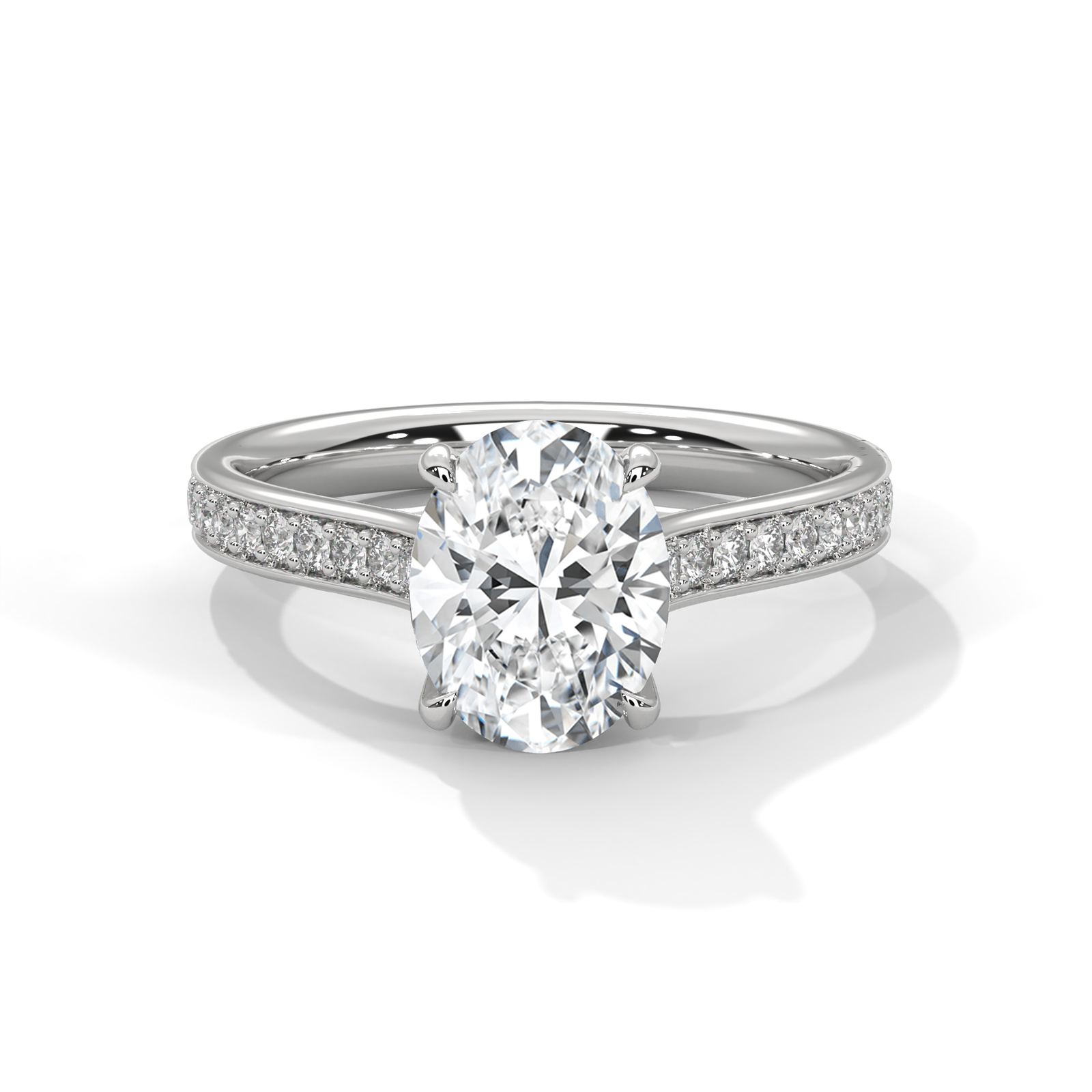 Elegant Oval Solitaire Ring (SSJ-SOL-026) solitaire ring