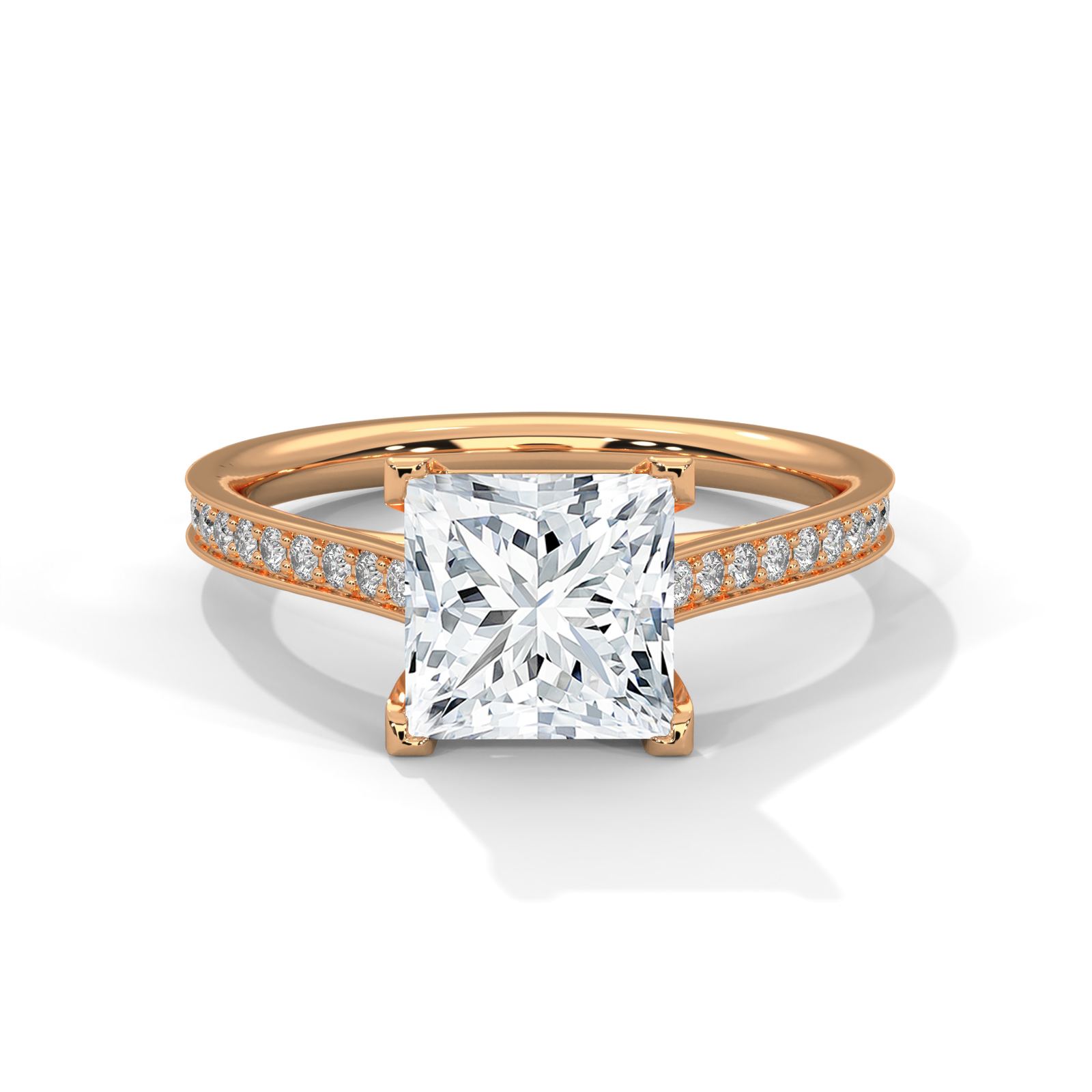 Elegant Princess Solitaire Ring (SSJ-SOL-101) solitaire ring