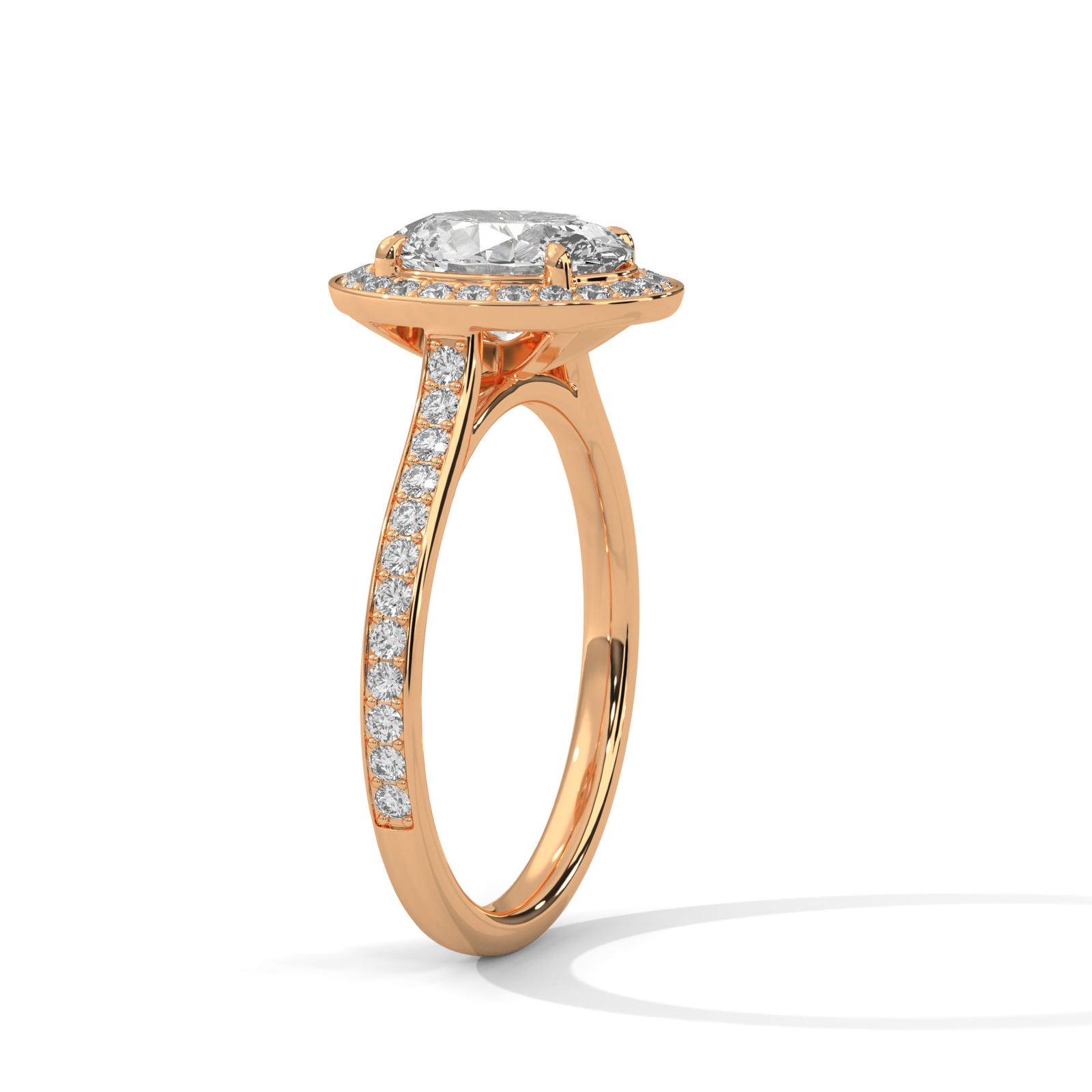 Elegant Oval Solitaire Ring (SSJ-SOL-051) solitaire ring