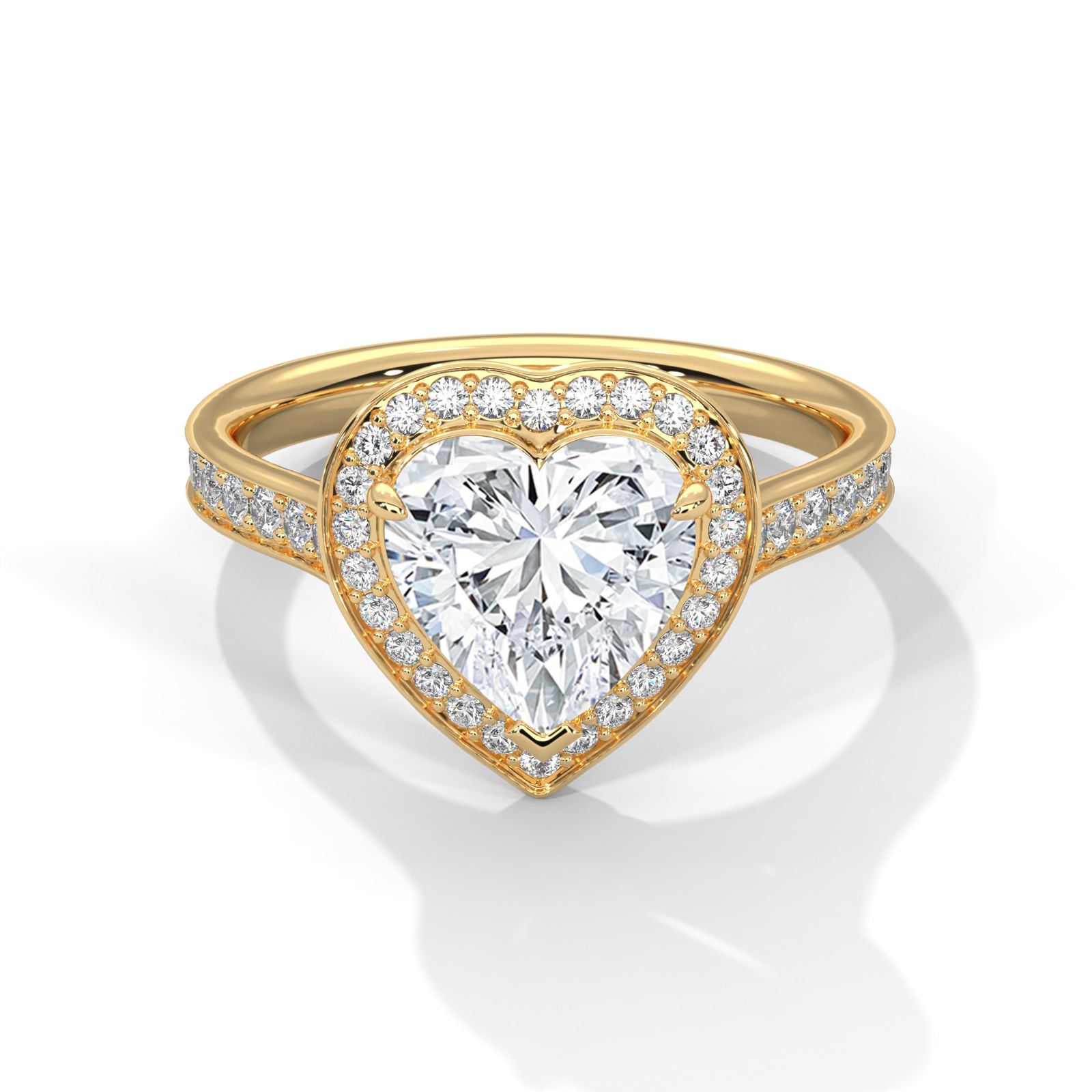 Elegant Heart Solitaire Ring (SSJ-SOL-094) solitaire ring