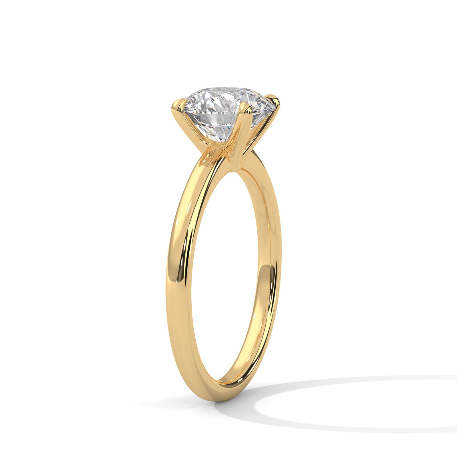 Solitaire Round Ring (SSJ-SOL-114) solitaire ring