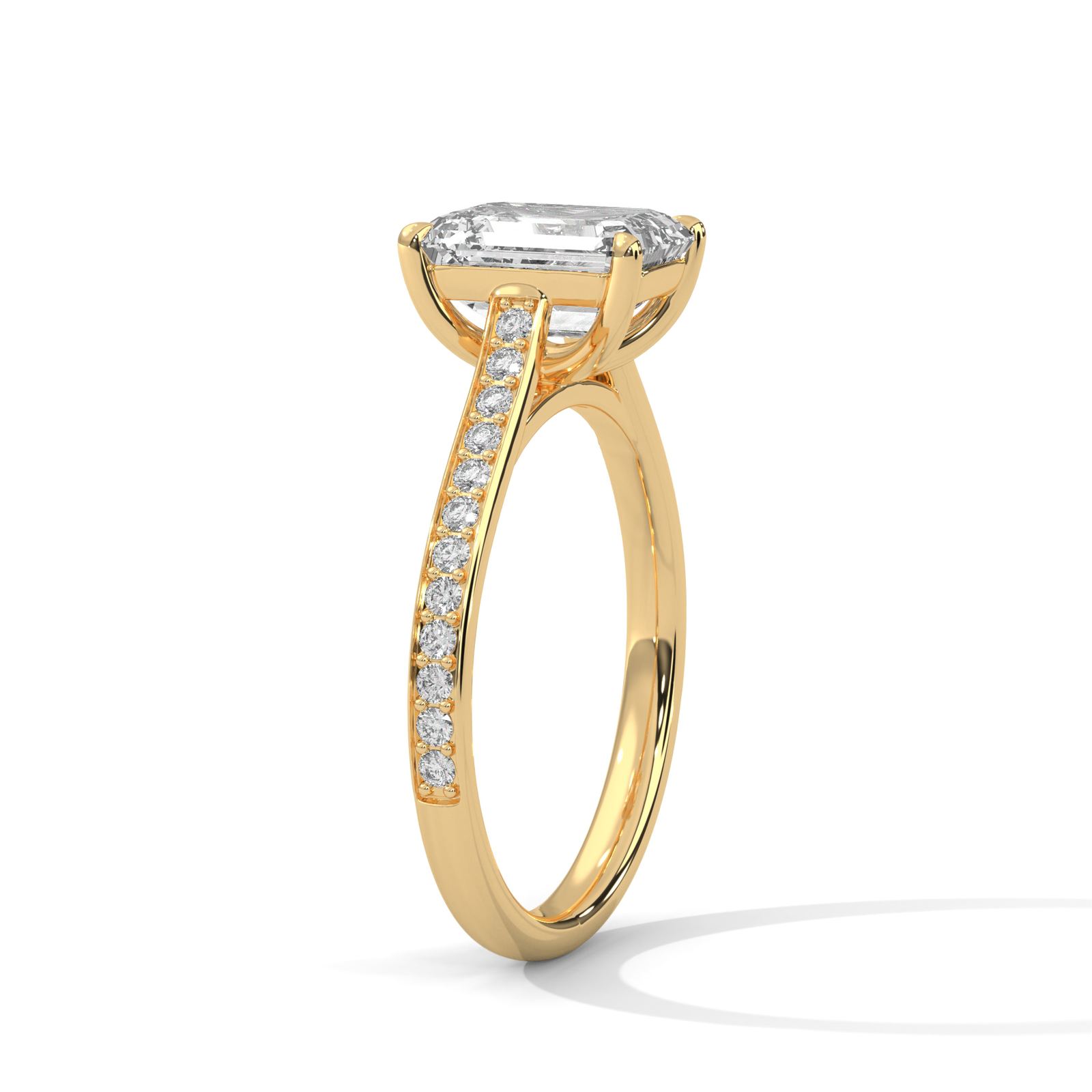 Elegant Emerald Solitaire Ring (SSJ-SOL-077) solitaire ring
