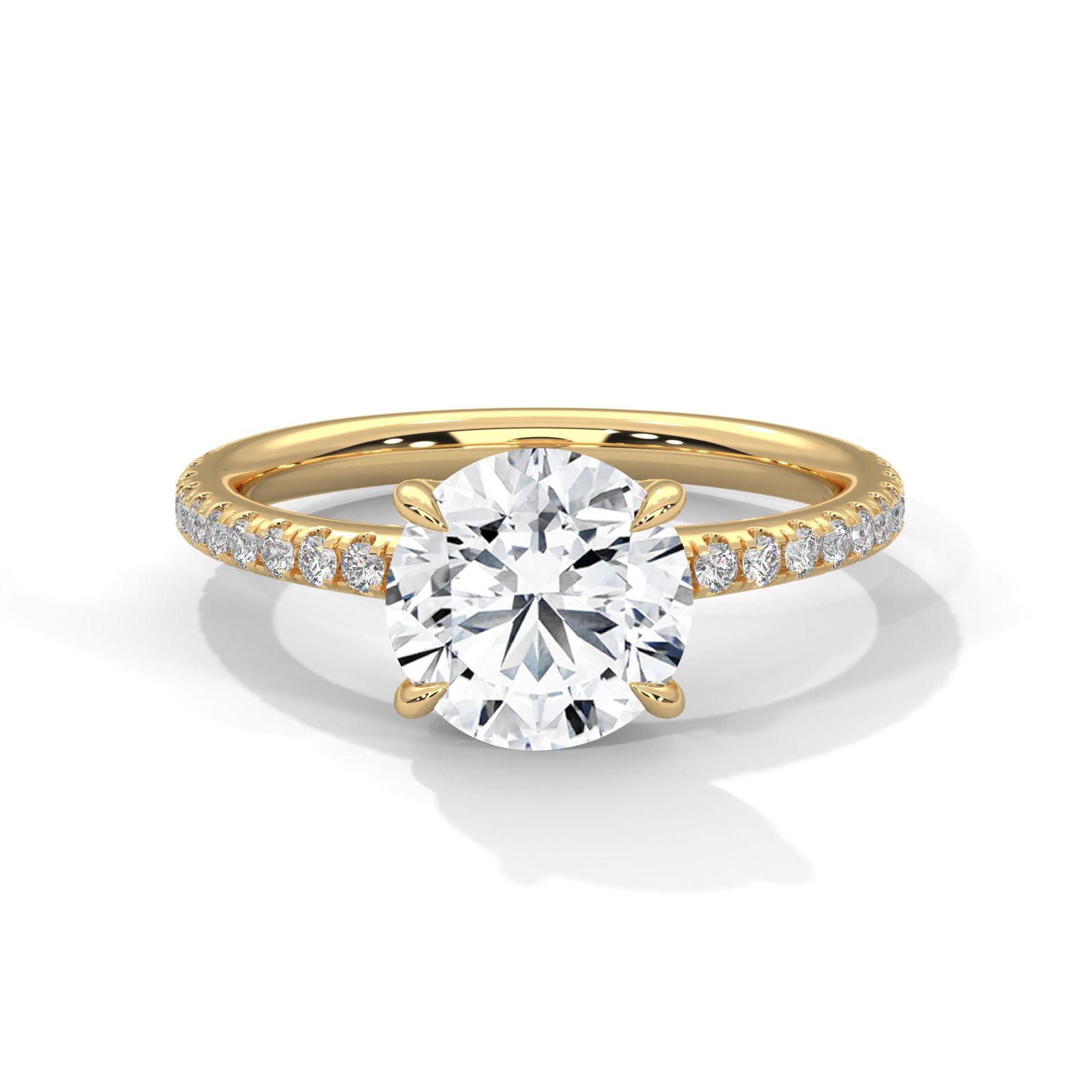 Elegant Round Solitaire Ring (SSJ-SOL-097) solitaire ring