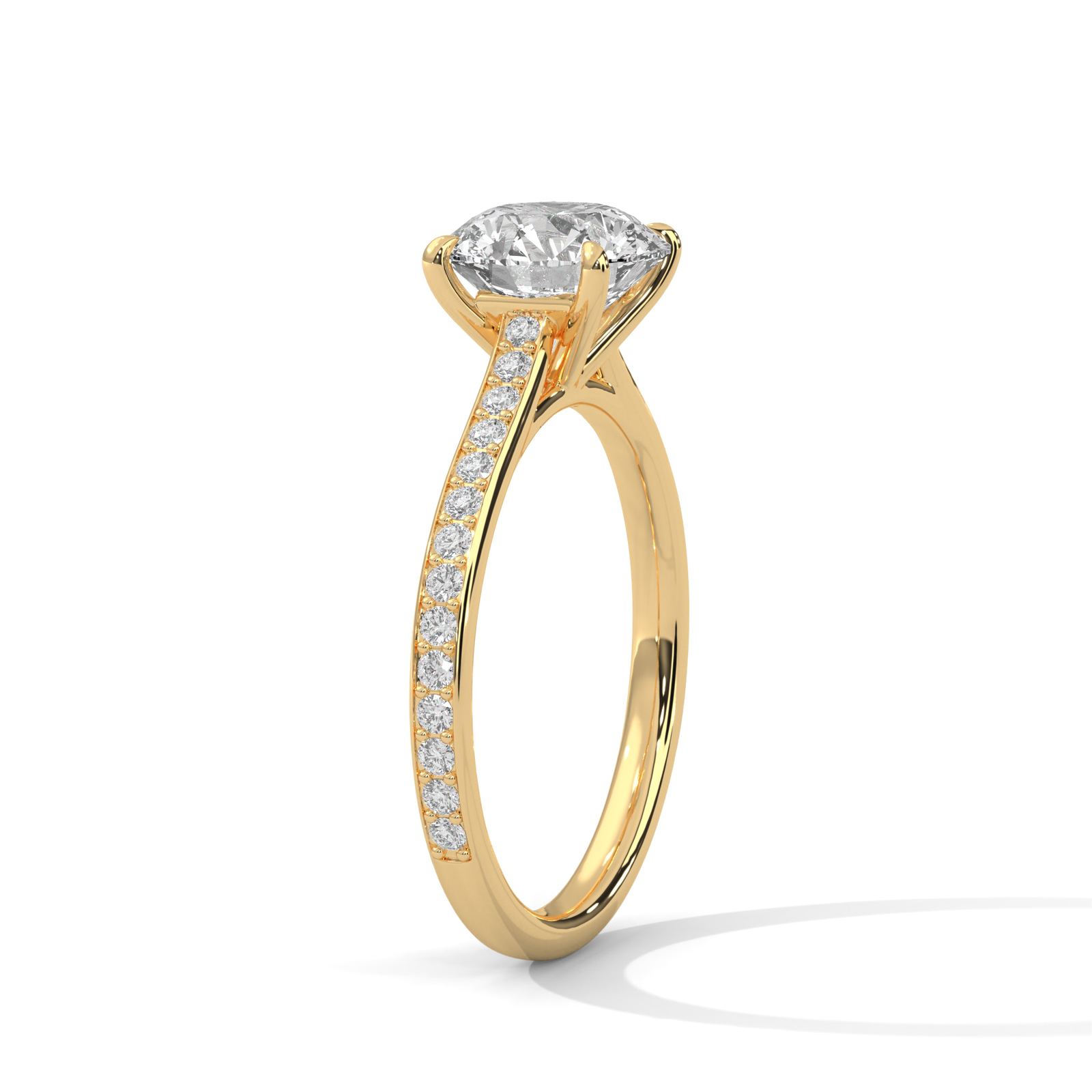 Elegant Round Solitaire Ring (SSJ-SOL-059) solitaire ring