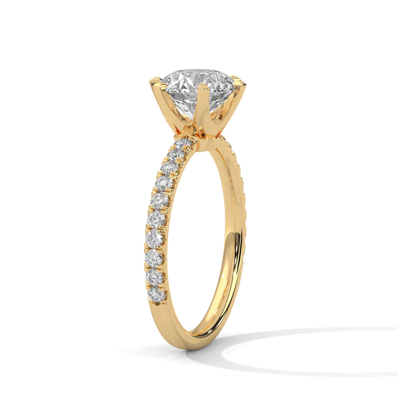Elegant Round Solitaire Ring (SSJ-SOL-099) solitaire ring