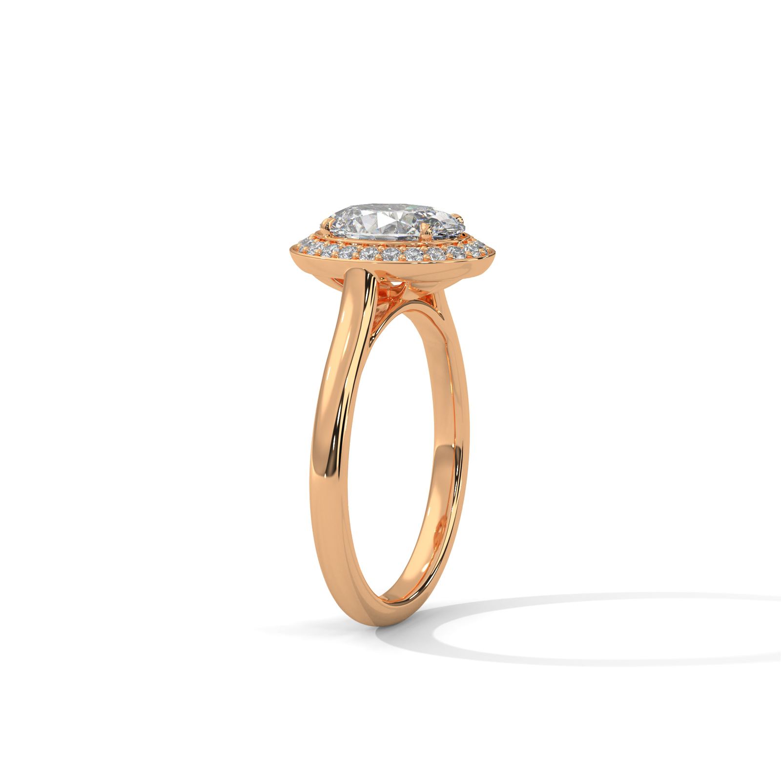 Elegant Oval Solitaire Ring (SSJ-SOL-037) solitaire ring